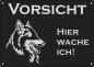 Preview: Belgischer Schäferhund - Tevuren Alu-Warnschild
